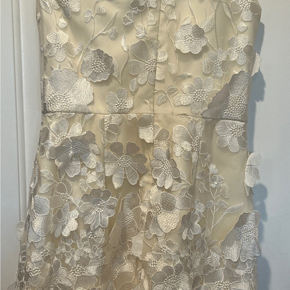 Dress The Population Maddie Lace One Shoulder Mini Dress - NWT- Size Small - Picture 5 of 8